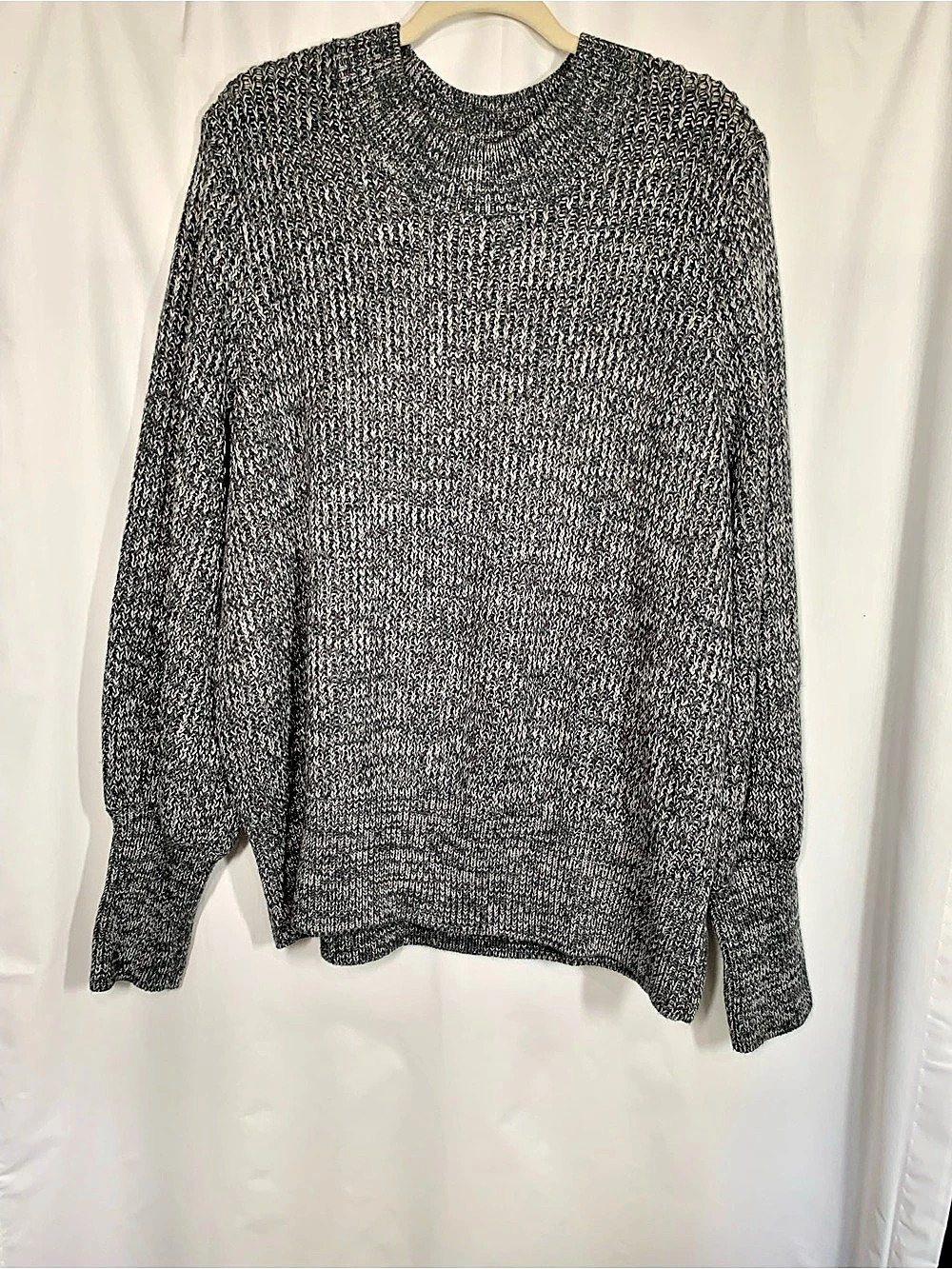 Falls Creek Gray Crew Neck Sweater Size 3X Like New